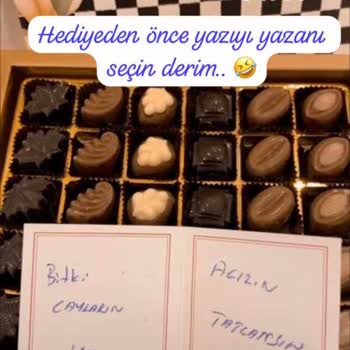 Liva Pastanesi Hediyeye Yazdığı Not!