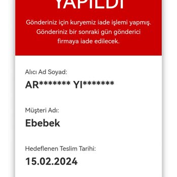 Ebebek Ürün İade Süreci