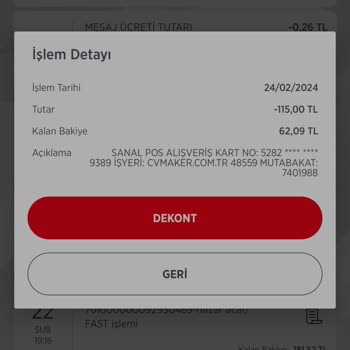 Cvmaker.com.tr İzinsiz Para Çekme