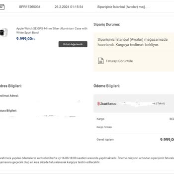 Vatan Bilgisayar Başarısız Operasyonel Süreç Yönetimi E-ticaret Prestij Kaybı Davranışı