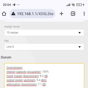 ZyXEL Vmg3625 T50B SNR Margin Sorun