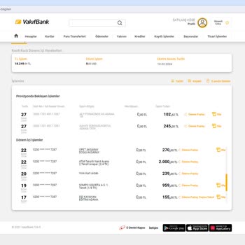 VakıfBank Kart Aidatı İadesi