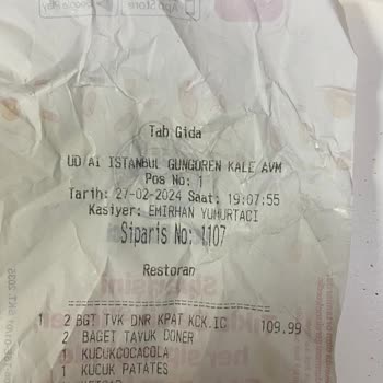 Usta Dönerci Beklentilerin Altında Kalan Döner Menü Deneyimi