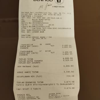 Derimod Botumun Tamiri Gecikmesi