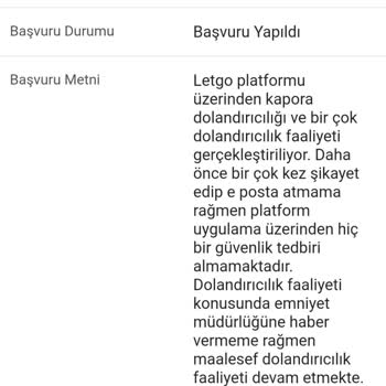 Letgo Üzerinde Güvenlik Zaafiyeti Ve Mağduriyetler