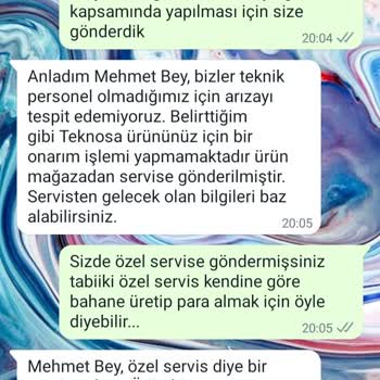 Teknosa'nın Telefon Satıp Garanti Verip Arkasında Durmaması.