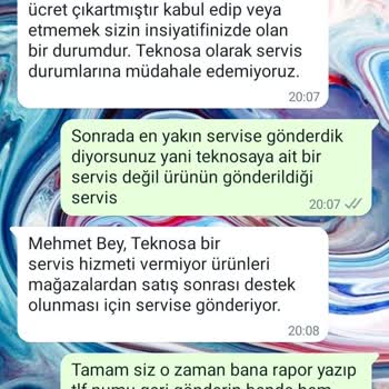 Teknosa'nın Telefon Satıp Garanti Verip Arkasında Durmaması.