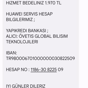 Huawei Servis Sorumsuzluğu Nedeniyle Mağdurum