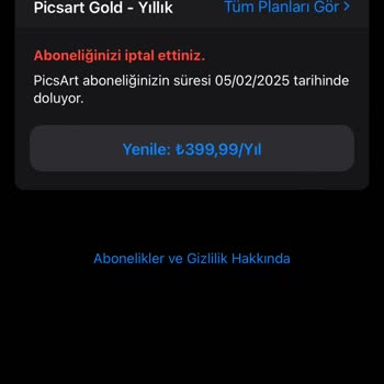 PicsArt Habersiz Abonelik Yenileme