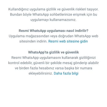 WhatsApp Resmi WhatsApp Uygulaması