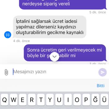 Getir Ve McDonald's Dan Siparişi İptal Edemedim Ve Soğuk Yemeği Zorla