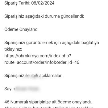 OHM Kimya Ürün Teslimatında Yaşanan Gecikme Ve İletişimsizlik Sorunu