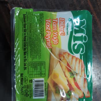 Şok Marketler Mis Tam Yağlı Dilimli Tost Peyniri