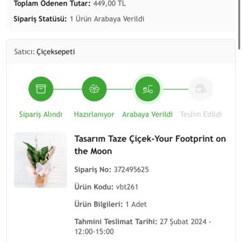 ÇiçekSepeti Siparişin Gereksiz Yere Teslim Edilmemesi