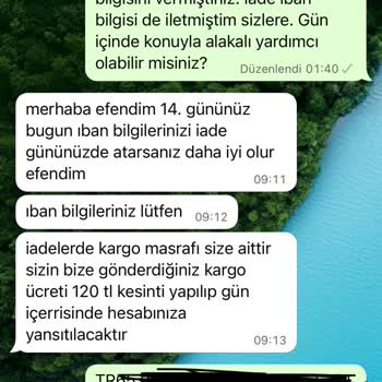 Byranabuyuk Online Alışveriş Sitesinde İade Sürecinde Yaşanan Sorunlar