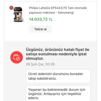 Hepsiburada Sürekli Ürün İptal Ediyor