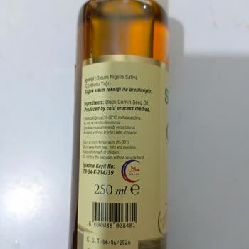 Shiffa Home Aksuvital Çörekotu Yağı Sıvıyağ Gibiydi