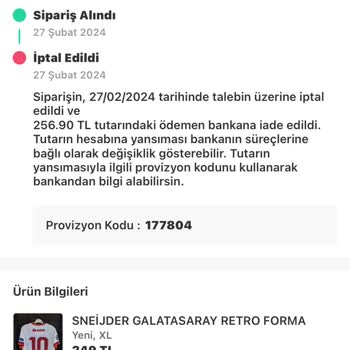 Ziraat Bankası İade Para B