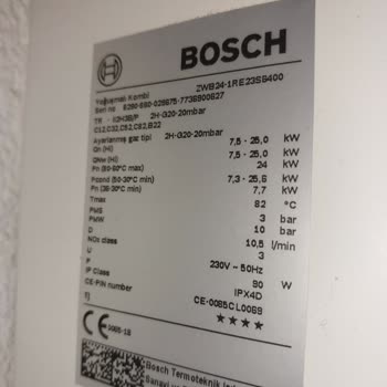Bosch Termoteknoloji Bosch Tam Yoğuşmalı Kombi