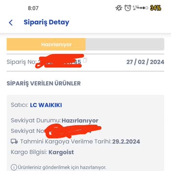 LCW Sipariş İptal Mağduriyeti