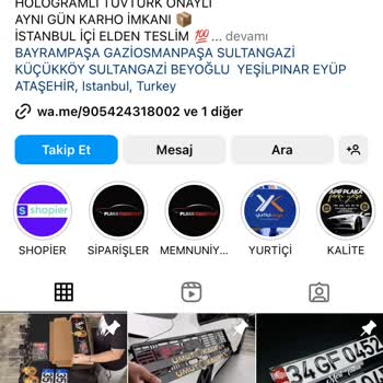 Plaka Turkiyem (Instagram) Ürünüm Gönderilmedi, Bilgi Akışı Yok!
