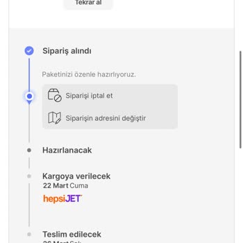 Hepsiburada Siparişin Sebepsiz İptali