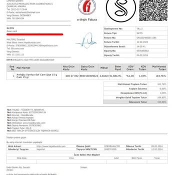 Arifoğlu Saf Vanilya Cam 15gr (Zehirli Ürün)