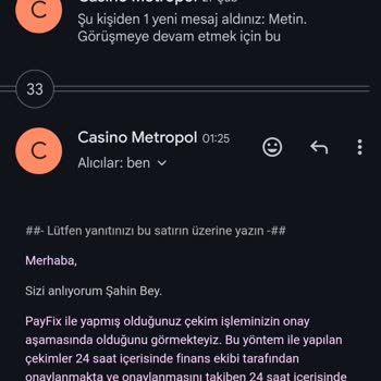 Casino Metropol Para Vermeyen Bir Site Hiçbir Şekilde Ödeme Yapmıyor