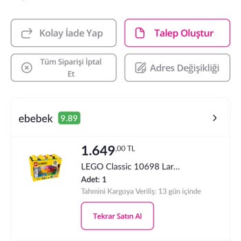 Pazarama Ve Ebebek Güvenim Kalmadı