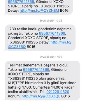 MNG Kuştepe Şubesi Sorumsuzluğu!