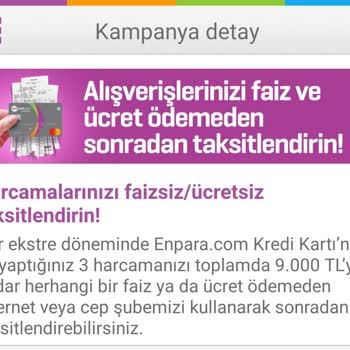 Enpara / Kredi Kartı Ama Bankamatik Kartından Farkı Yok!