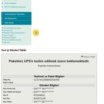 Camper Ürün Hakkında Bilgi Alamama-kargoya Verilmemesi