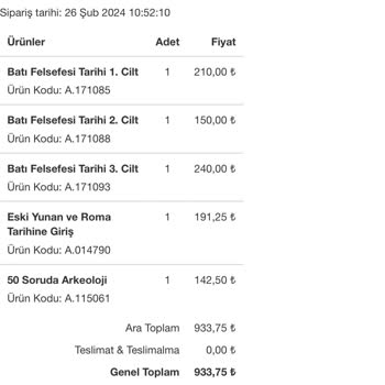 Tamadres.com Stokta Olmayan Kitabın Satılması