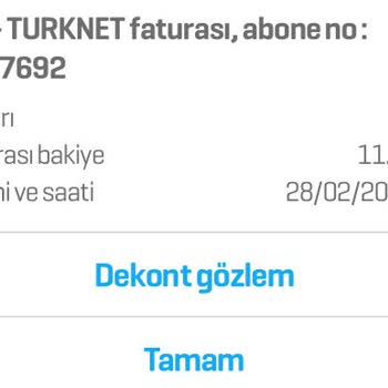 TurkNet Hesap Kısıtlama Sonrası Fatura Ödeme Ve İletişim Sorunu