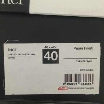 İnci Ayakkabı Ayakkabı Tabanındaki Renk Farklılığı