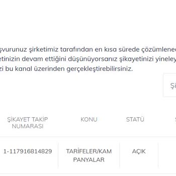 Türk Telekom Prime Tarifesine Geçişim İçin Yanlış Bilgi Verilmesi.