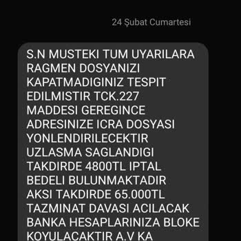 0216 606 67 83 Soydansmnlk Üzerinden SMS Gelmesi