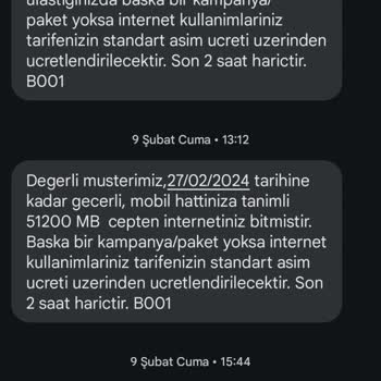 Türk Telekom Paketim Bitmiş Gibi Gösterip Fazladan Ücret İstiyor