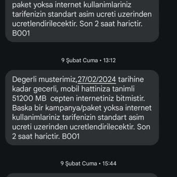 Türk Telekom Paketim Bitmiş Gibi Gösterip Fazladan Ücret İstiyor