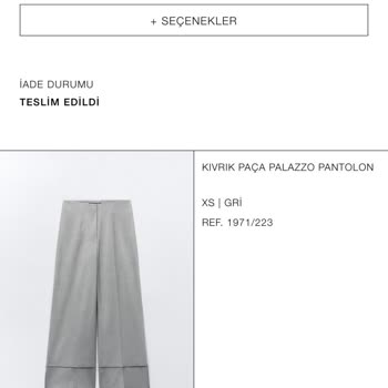 Zara İade Ettiğim Ürünlerin İadesini Gerçekleştirmiyor