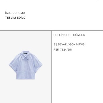Zara İade Ettiğim Ürünlerin İadesini Gerçekleştirmiyor