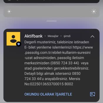 Passolig Kilitli Kullanıcı Hatası