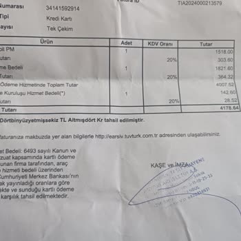 Tüvtürk Muayene Kart Farkı