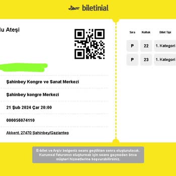Biletini Al Sitesinden Alınan Bilet Mağduriyeti