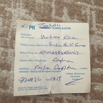 PTT Kargo Acil Mağduriyetimi Giderin