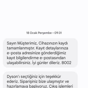 Dyson V12 Dik Süpürge Servis Geri Hizmet Vermiyor