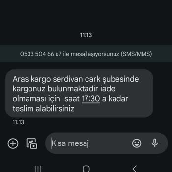 Aras Kargo Kargoyu Getirmiyor. Şube Telefonu Asla Açmıyor.