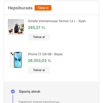 Hepsiburada Hatalı Fiyat Diyerek Bilgim Olmadan Ürünü İptal Etti.