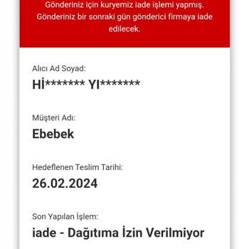 AGT Kurye (aynigunteslim.com) AGT Tarafından Kuryem Teslimi Yapılmıyor