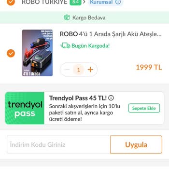 Robo Türkiye / Trendyol Eksik Ürün Gönderdi...